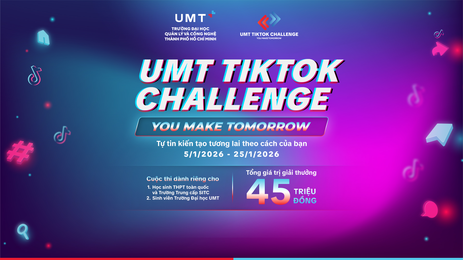 Banner UMT Tiktok Challenge